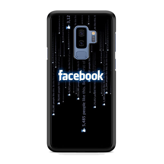 Social Media Facebook Matrix Progam Samsung Galaxy S9 Plus Case