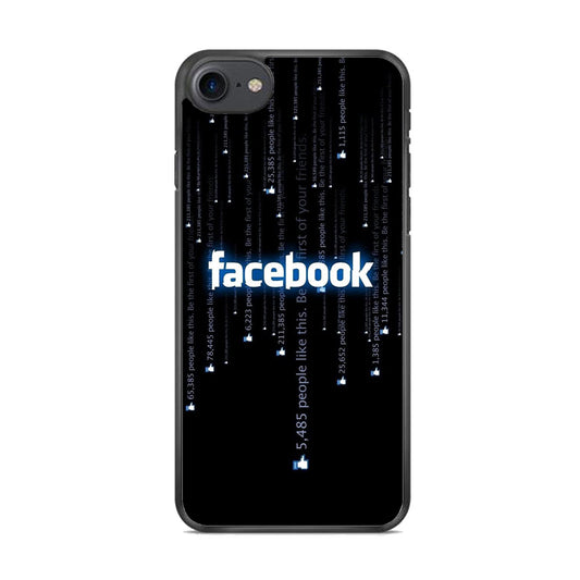 Social Media Facebook Matrix Progam iPhone 8 Case