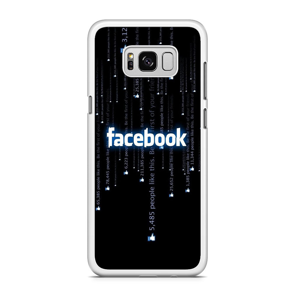 Social Media Facebook Matrix Progam Samsung Galaxy S8 Case