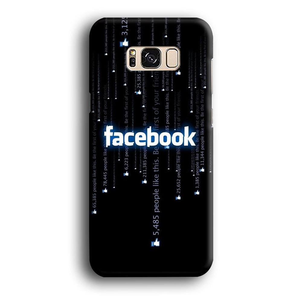 Social Media Facebook Matrix Progam Samsung Galaxy S8 Case