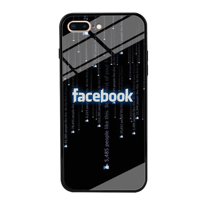 Social Media Facebook Matrix Progam iPhone 8 Plus Case