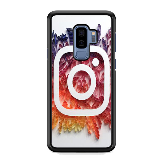 Social Media Instagram White Samsung Galaxy S9 Plus Case
