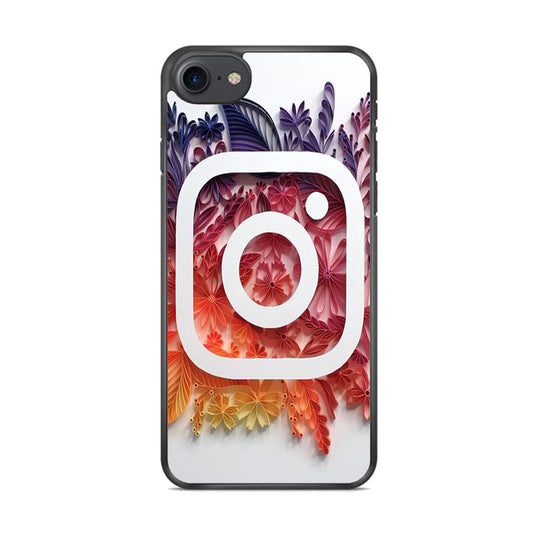 Social Media Instagram White iPhone 8 Case