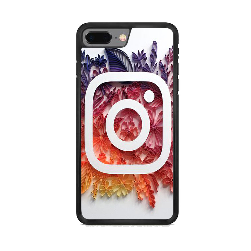 Social Media Instagram White iPhone 7 Plus Case
