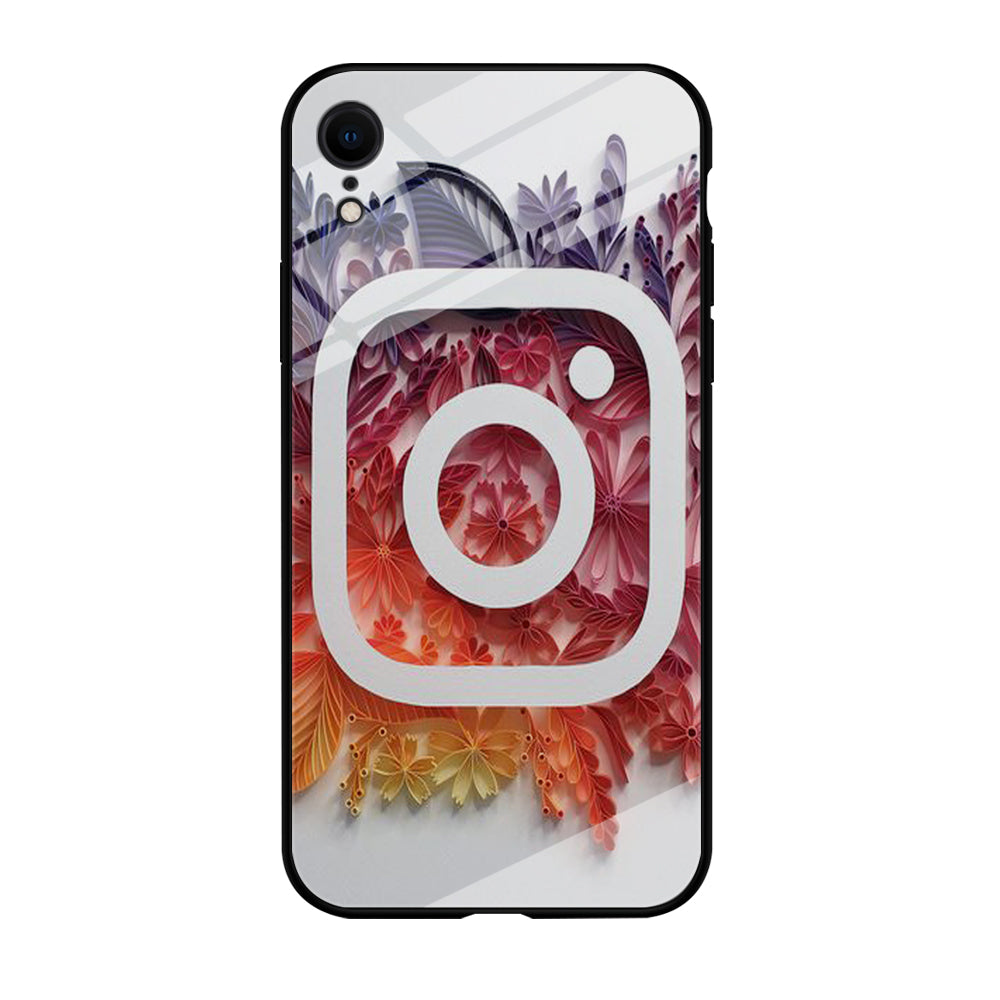 Social Media Instagram White iPhone XR Case