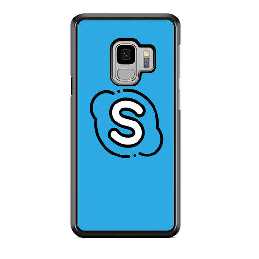 Social Media Skype Blue Samsung Galaxy S9 Case