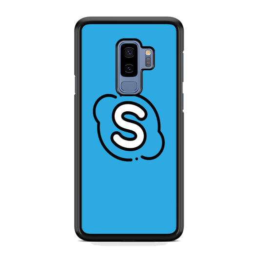 Social Media Skype Blue Samsung Galaxy S9 Plus Case