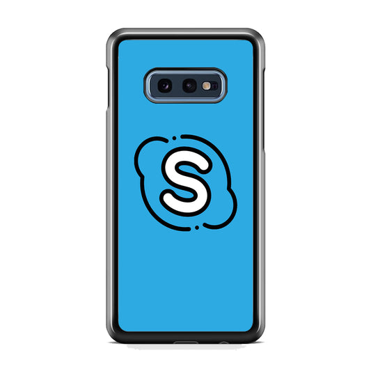 Social Media Skype Blue Samsung Galaxy S10E Case