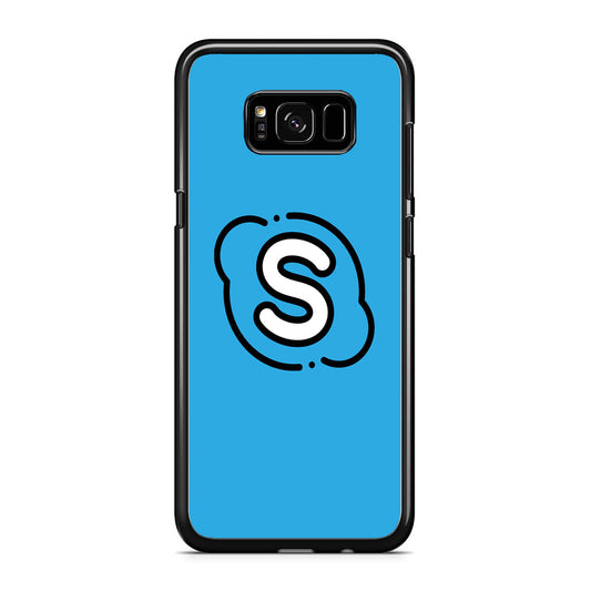 Social Media Skype Blue Samsung Galaxy S8 Case