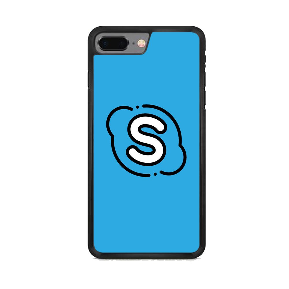 Social Media Skype Blue iPhone 7 Plus Case