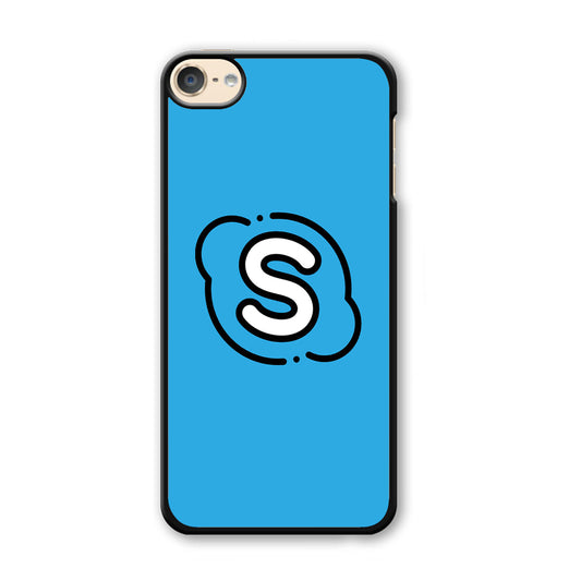 Social Media Skype Blue iPod Touch 6 Case - Carneyforia
