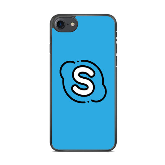 Social Media Skype Blue iPhone 8 Case