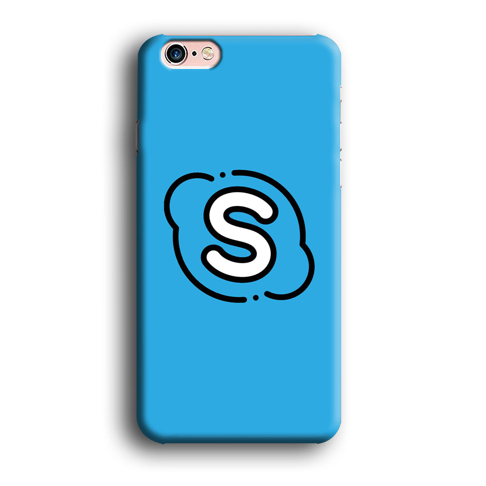 Social Media Skype Blue iPhone 6 Plus | 6s Plus Case