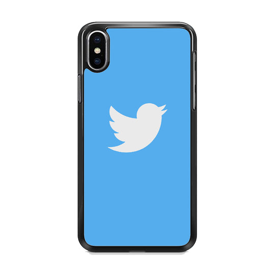 Social Media Twitter Logo iPhone X Case