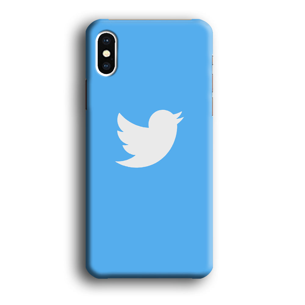 Social Media Twitter Logo iPhone X Case