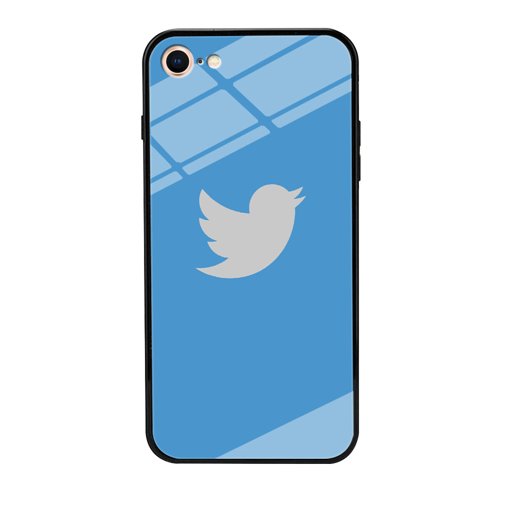 Social Media Twitter Logo iPhone 8 Case