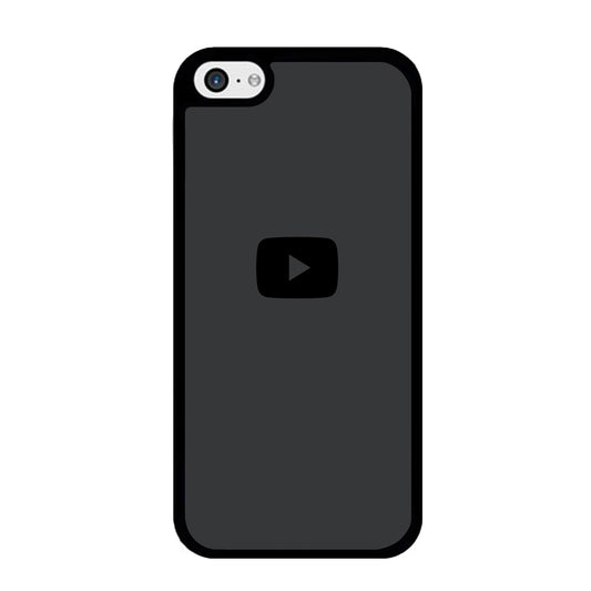 Social Media Youtube Play Button Grey iPhone 5 | 5s Case - Carneyforia