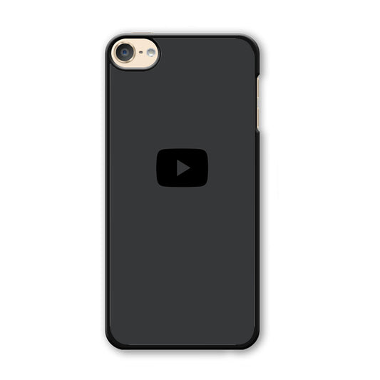 Social Media Youtube Play Button Grey iPod Touch 6 Case - Carneyforia