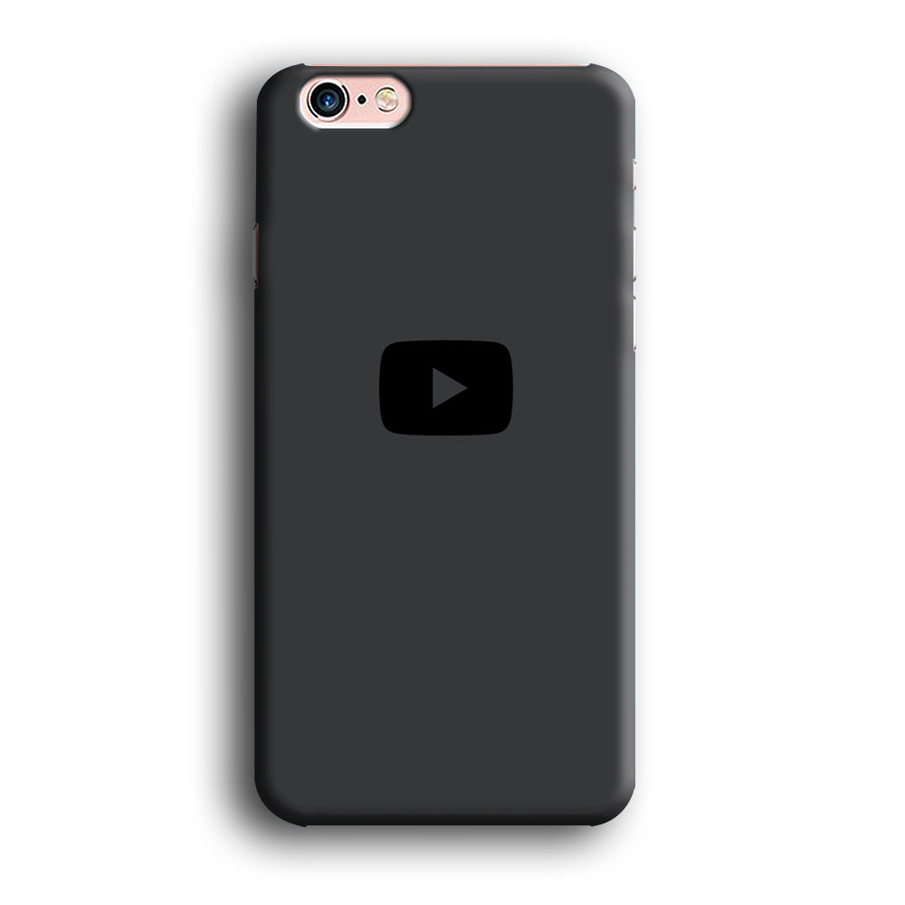 Social Media Youtube Play Button Grey iPhone 6 Plus | 6s Plus Case