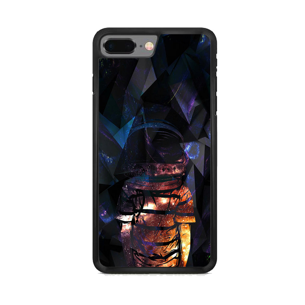 Space Boy Dark Silhouette iPhone 7 Plus Case