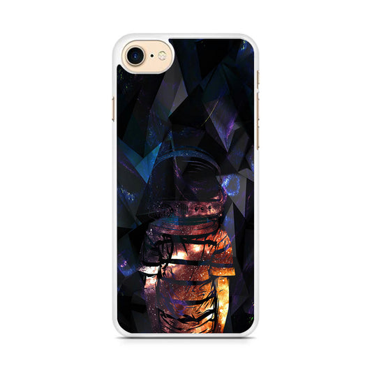 Space Boy Dark Silhouette iPhone 8 Case