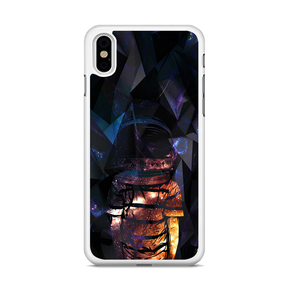 Space Boy Dark Silhouette iPhone X Case