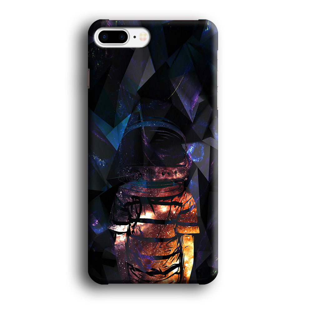 Space Boy Dark Silhouette iPhone 7 Plus Case