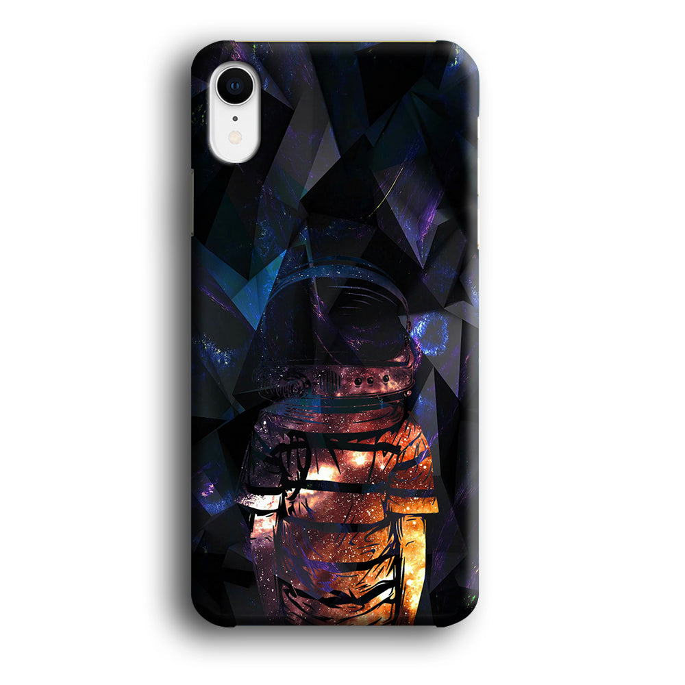 Space Boy Dark Silhouette iPhone XR Case