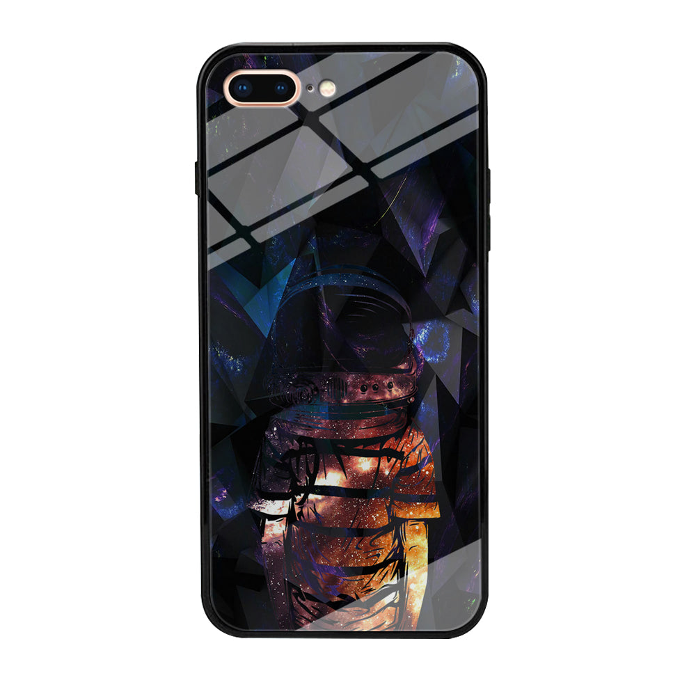 Space Boy Dark Silhouette iPhone 7 Plus Case