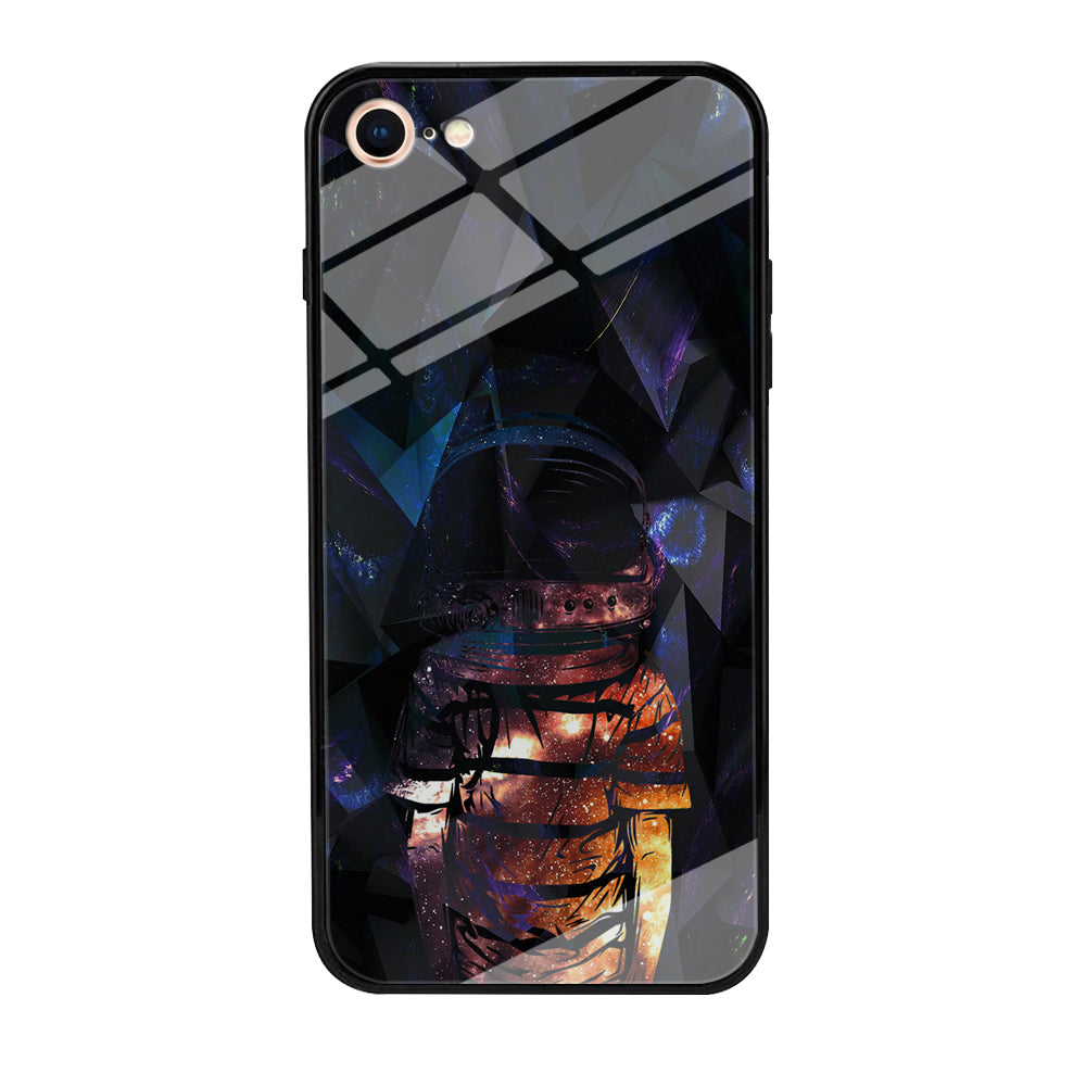 Space Boy Dark Silhouette iPhone 8 Case