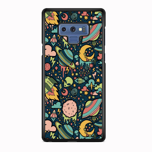 Space Content Art Samsung Galaxy Note 9 Case