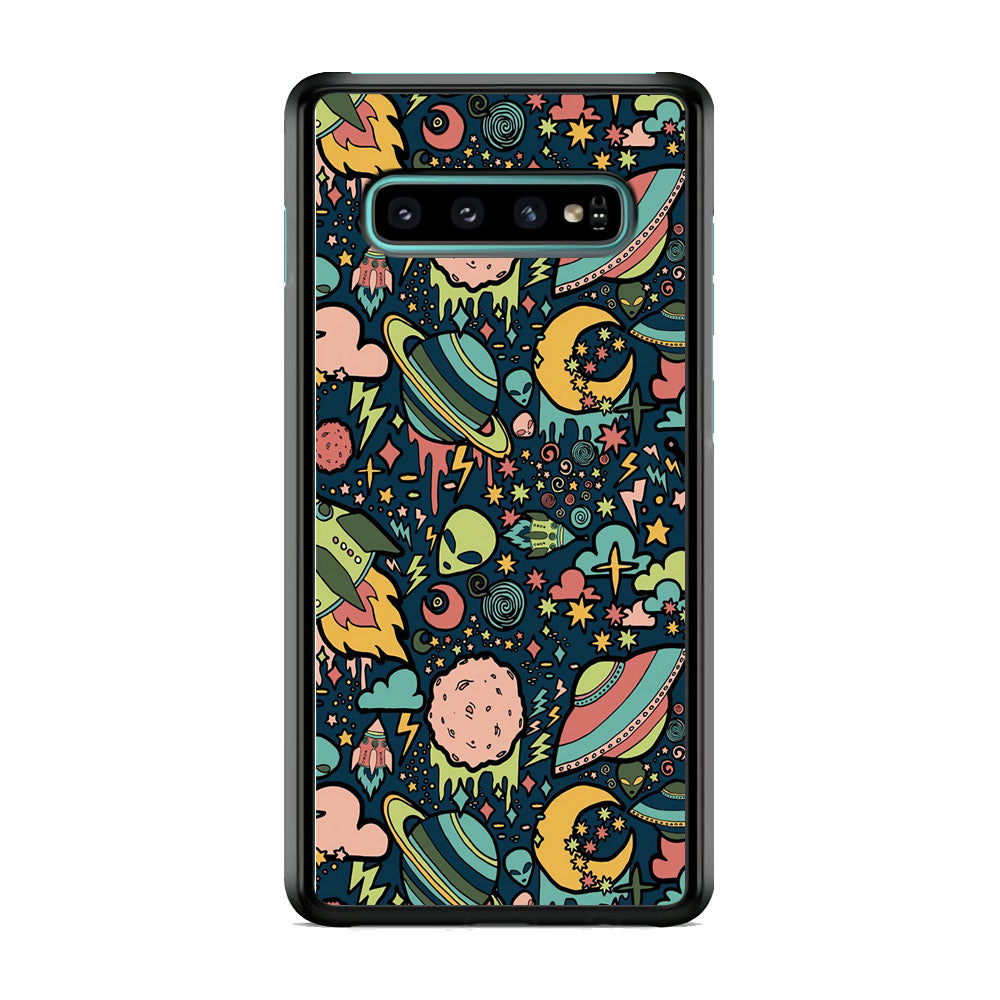 Space Content Art Samsung Galaxy S10E Case
