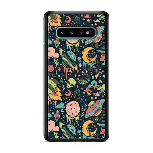 Space Content Art Samsung Galaxy S10E Case