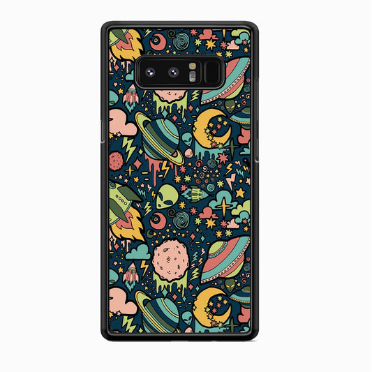 Space Content Art Samsung Galaxy Note 8 Case