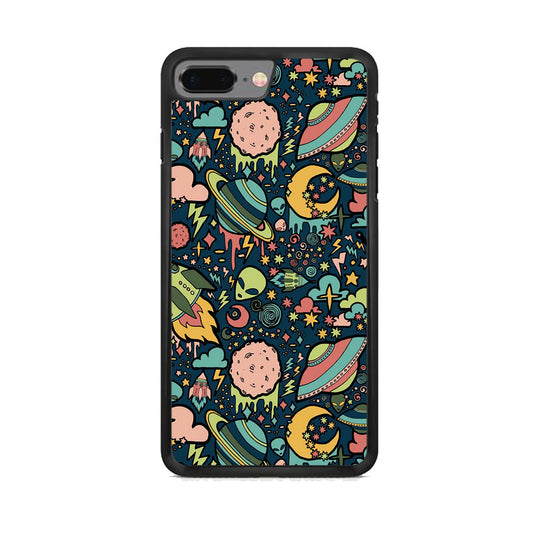 Space Content Art iPhone 8 Plus Case