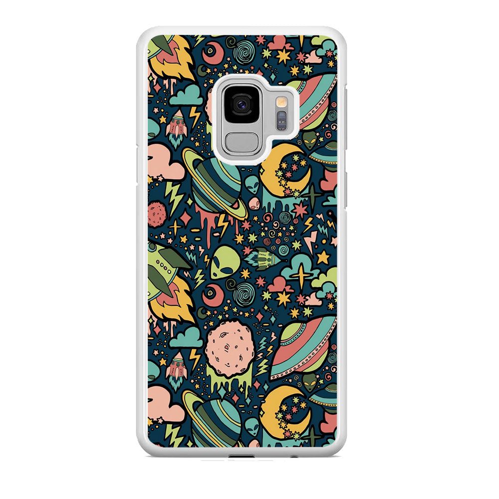 Space Content Art Samsung Galaxy S9 Case