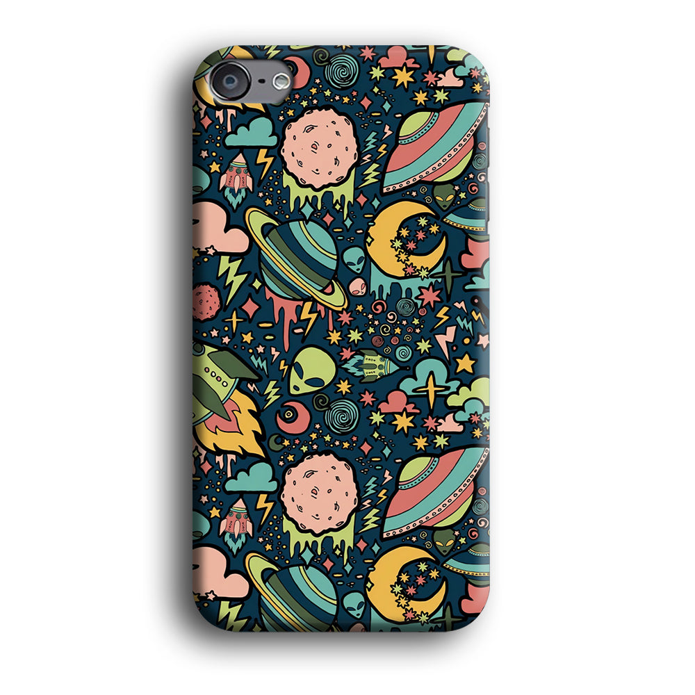 Space Content Art iPod Touch 6 Case