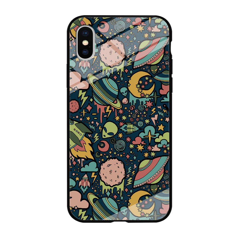 Space Content Art iPhone XS Case