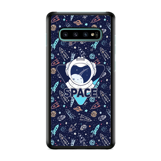 Space with Cosmic Life Samsung Galaxy S10 Case