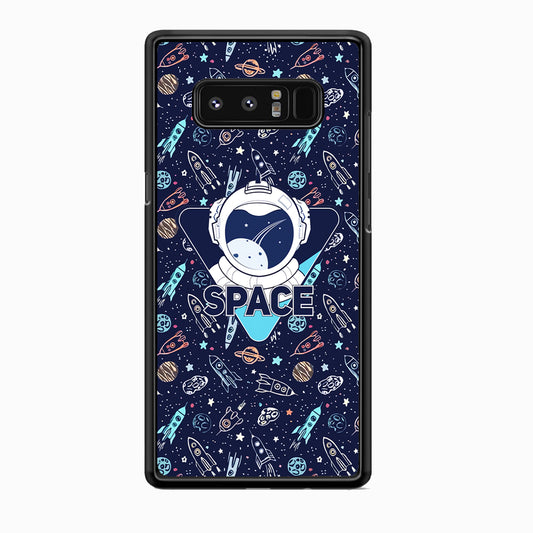 Space with Cosmic Life Samsung Galaxy Note 8 Case