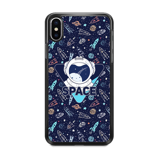 Space with Cosmic Life iPhone X Case