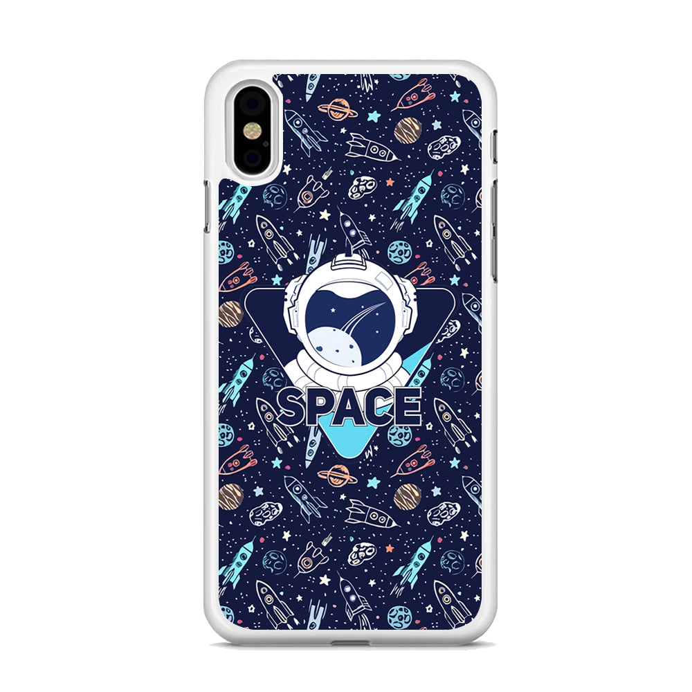 Space with Cosmic Life iPhone X Case