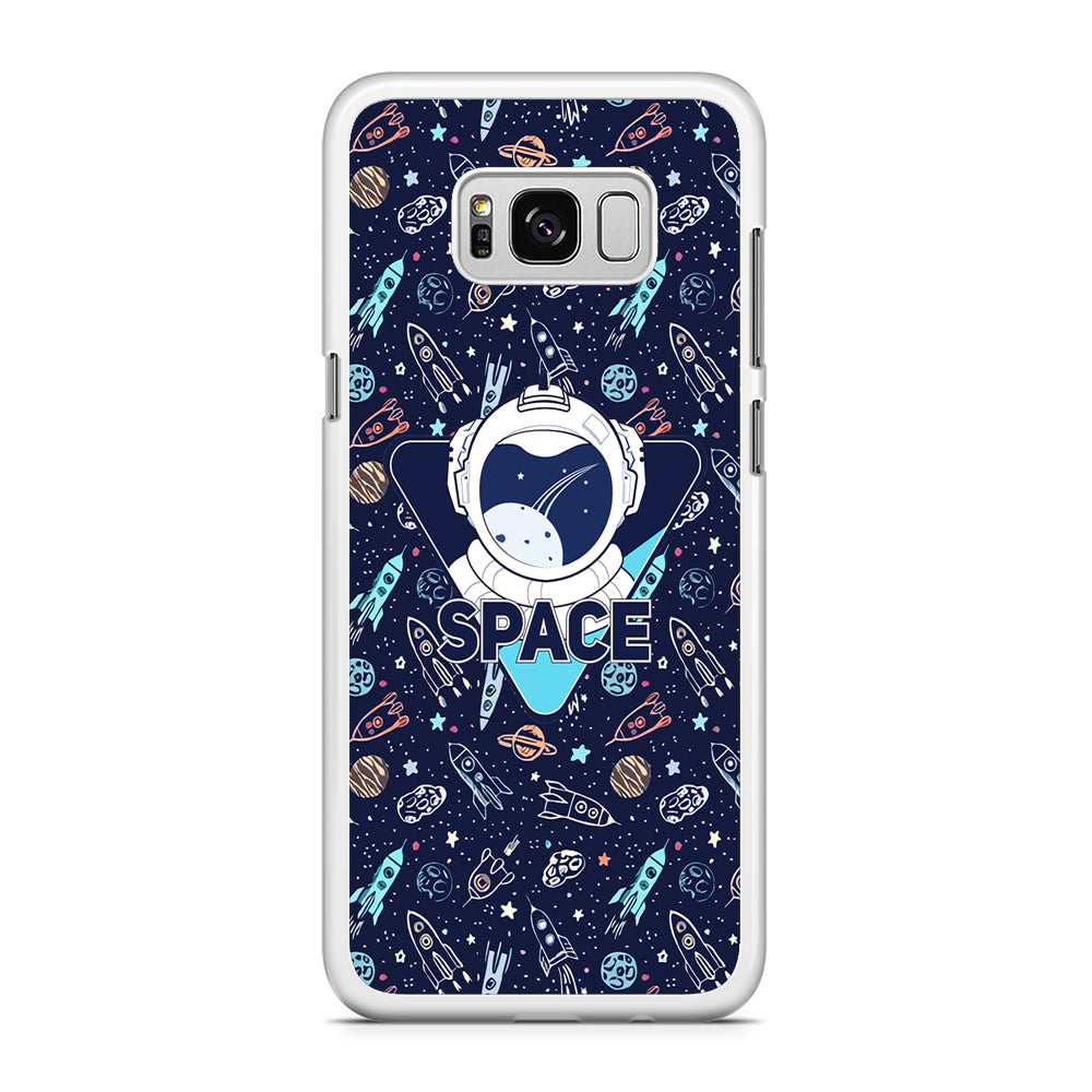 Space with Cosmic Life Samsung Galaxy S8 Case