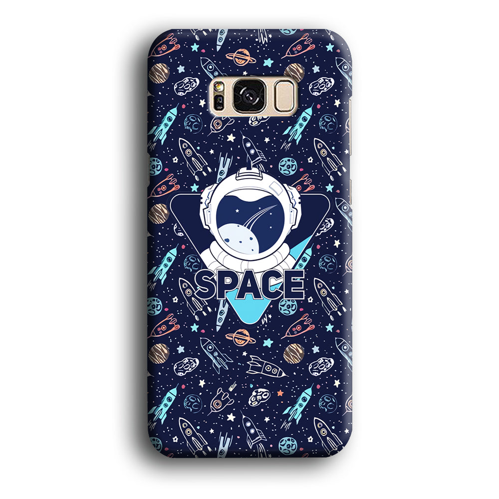 Space with Cosmic Life Samsung Galaxy S8 Case