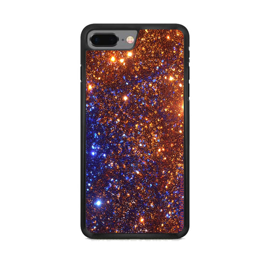 Sparkle Blue and Gold iPhone 8 Plus Case