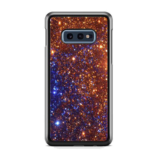Sparkle Blue and Gold Samsung Galaxy S10E Case