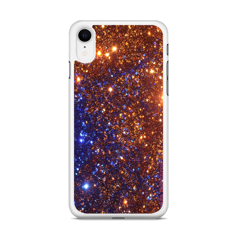 Sparkle Blue and Gold iPhone XR Case