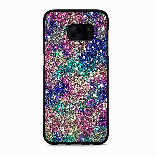 Sparkle Glitter Color Mix Samsung Galaxy S7 Edge Case