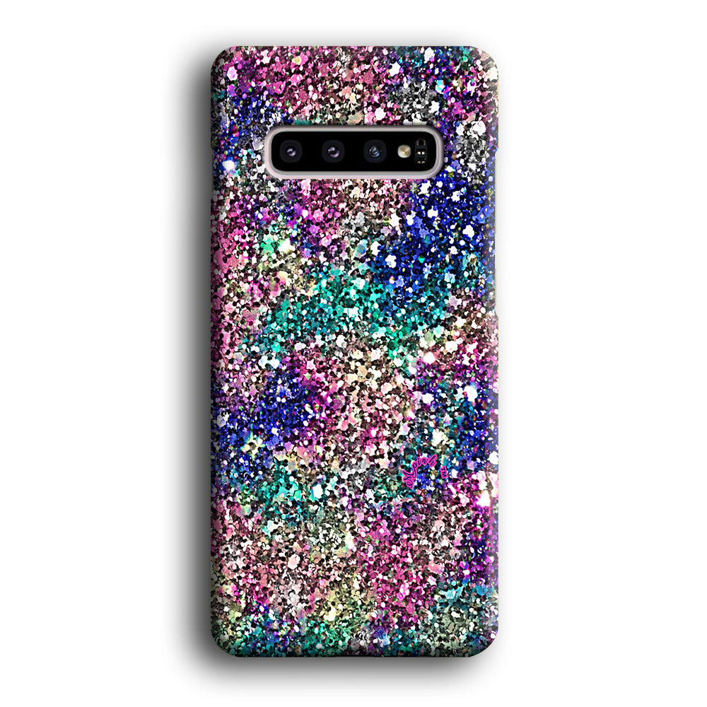 Sparkle Glitter Color Mix Samsung Galaxy S10 Case