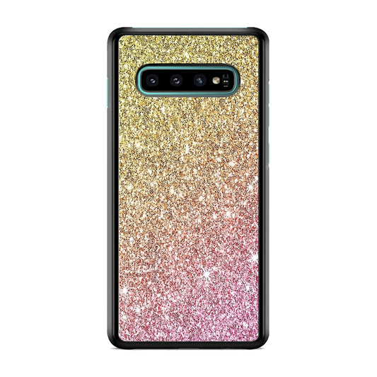 Sparkle Ride to Gold Samsung Galaxy S10 Plus Case
